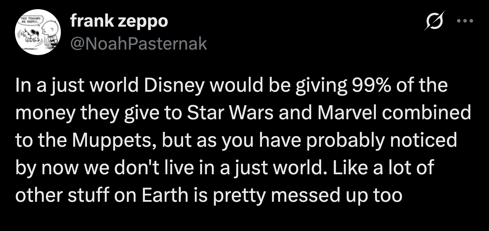 But this is the most messed up 